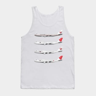 Full Complement of 747 Liveries From Japan Airlines Tank Top